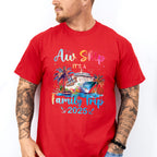 Aw Ship It's A Family Trip Fireworks Design - Vacation Unisex Crewneck T-Shirt Sweatshirt Hoodie