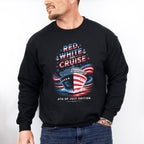 Red White And Cruise 4th Of July Edition - Vacation Unisex Crewneck T-Shirt Sweatshirt Hoodie
