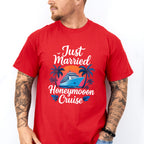 Just Married Honeymoon Cruise - Vacation Unisex Crewneck T-Shirt Sweatshirt Hoodie