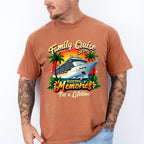 Family Cruise 2025 Making Memories Sunset Trees - Vacation Unisex Crewneck T-Shirt Sweatshirt Hoodie