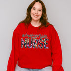Emergency Nurse Floral Design - ER Nurse Unisex Crewneck T-Shirt Sweatshirt Hoodie
