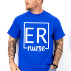 ER Nurse Square Design - ER Nurse Unisex Crewneck T-Shirt Sweatshirt Hoodie