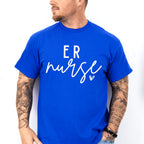 ER Nurse Cursive Design - ER Nurse Unisex Crewneck T-Shirt Sweatshirt Hoodie