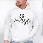 ER Nurse Cursive Design - ER Nurse Unisex Crewneck T-Shirt Sweatshirt Hoodie