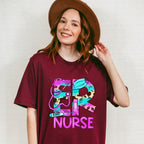 Er Nurse Purple Design - ER Nurse Unisex Crewneck T-Shirt Sweatshirt Hoodie