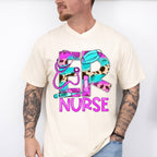 Er Nurse Purple Design - ER Nurse Unisex Crewneck T-Shirt Sweatshirt Hoodie