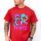 Er Nurse Purple Design - ER Nurse Unisex Crewneck T-Shirt Sweatshirt Hoodie