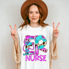 Er Nurse Purple Design - ER Nurse Unisex Crewneck T-Shirt Sweatshirt Hoodie