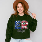 Er Nurse US Flag Design - ER Nurse Unisex Crewneck T-Shirt Sweatshirt Hoodie