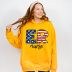 Er Nurse US Flag Design - ER Nurse Unisex Crewneck T-Shirt Sweatshirt Hoodie
