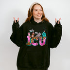 ICU Leopard Doodles Design - ICU Nurse Unisex Crewneck T-Shirt Sweatshirt Hoodie