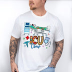 ICU Crew Doodles Design - ICU Nurse Unisex Crewneck T-Shirt Sweatshirt Hoodie