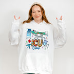 ICU Crew Doodles Design - ICU Nurse Unisex Crewneck T-Shirt Sweatshirt Hoodie