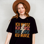ICU Nurse Lightning Design - ICU Nurse Unisex Crewneck T-Shirt Sweatshirt Hoodie