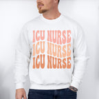 ICU Nurse Design - ICU Nurse Unisex Crewneck T-Shirt Sweatshirt Hoodie