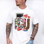 ICU Hearts Pills And Monitor Design - ICU Nurse Unisex Crewneck T-Shirt Sweatshirt Hoodie