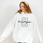ICU Nurse Cursive Design - ICU Nurse Unisex Crewneck T-Shirt Sweatshirt Hoodie