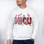 NICU Butterflies And Hearts Design - NICU Nurse Unisex Crewneck T-Shirt Sweatshirt Hoodie