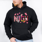 NICU Butterflies And Hearts Design - NICU Nurse Unisex Crewneck T-Shirt Sweatshirt Hoodie