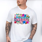 NICU Flowers And Doodles Design - NICU Nurse Unisex Crewneck T-Shirt Sweatshirt Hoodie