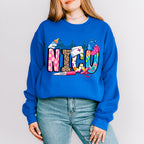 NICU Heartbeat Design - NICU Nurse Unisex Crewneck T-Shirt Sweatshirt Hoodie