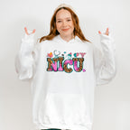 NICU Leopard Doodles Design - NICU Nurse Unisex Crewneck T-Shirt Sweatshirt Hoodie