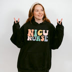 Groovy NICU Nurse Design - NICU Nurse Unisex Crewneck T-Shirt Sweatshirt Hoodie