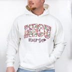 NICU Nurse Heart Floral Design - NICU Nurse Unisex Crewneck T-Shirt Sweatshirt Hoodie