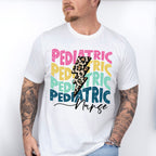 Pediatric Nurse Lightning Design - Pediatric Nurse Unisex Crewneck T-Shirt Sweatshirt Hoodie