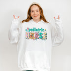 Pediatric Nurse Teddy Bear Pacifier Design - Pediatric Nurse Unisex Crewneck T-Shirt Sweatshirt Hoodie