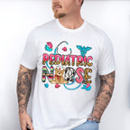 Pediatric Stethoscope Teddy Bear Design - Pediatric Nurse Unisex Crewneck T-Shirt Sweatshirt Hoodie