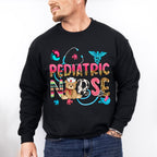 Pediatric Stethoscope Teddy Bear Design - Pediatric Nurse Unisex Crewneck T-Shirt Sweatshirt Hoodie