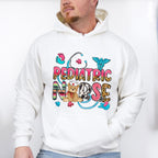 Pediatric Stethoscope Teddy Bear Design - Pediatric Nurse Unisex Crewneck T-Shirt Sweatshirt Hoodie