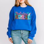 Pediatric Nurse Tiny Elephant Design - Pediatric Nurse Unisex Crewneck T-Shirt Sweatshirt Hoodie