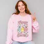 Happy Easter Walking Friends - Easter Day Unisex Crewneck T-Shirt Sweatshirt Hoodie
