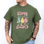 Happy Easter Walking Friends - Easter Day Unisex Crewneck T-Shirt Sweatshirt Hoodie