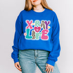 X-Ray Life Heartbeat Design - Radiology Unisex Crewneck T-Shirt Sweatshirt Hoodie