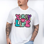 X-Ray Life Heartbeat Design - Radiology Unisex Crewneck T-Shirt Sweatshirt Hoodie