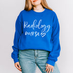 Radiology Nurse Cursive Design - Radiology Unisex Crewneck T-Shirt Sweatshirt Hoodie