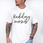 Radiology Nurse Cursive Design - Radiology Unisex Crewneck T-Shirt Sweatshirt Hoodie