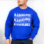 Colorful Radiology Cursive Design - Radiology Unisex Crewneck T-Shirt Sweatshirt Hoodie
