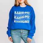 Colorful Radiology Cursive Design - Radiology Unisex Crewneck T-Shirt Sweatshirt Hoodie