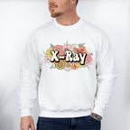 X-Ray Floral Design - Radiology Unisex Crewneck T-Shirt Sweatshirt Hoodie