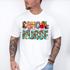 School Nurse Doodles Design - School Nurse Unisex Crewneck T-Shirt Sweatshirt Hoodie