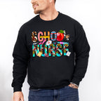School Nurse Doodles Design - School Nurse Unisex Crewneck T-Shirt Sweatshirt Hoodie