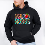 School Nurse Doodles Design - School Nurse Unisex Crewneck T-Shirt Sweatshirt Hoodie