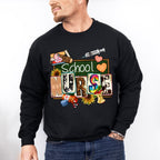 School Nurse Blackboard Design - School Nurse Unisex Crewneck T-Shirt Sweatshirt Hoodie