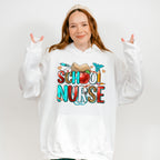 Apple And Book School Nurse Design - School Nurse Unisex Crewneck T-Shirt Sweatshirt Hoodie