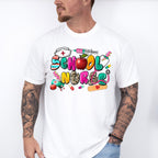 Apple And Syringe School Nurse Design - School Nurse Unisex Crewneck T-Shirt Sweatshirt Hoodie