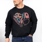 Heart Shape School Nurse Design - School Nurse Unisex Crewneck T-Shirt Sweatshirt Hoodie